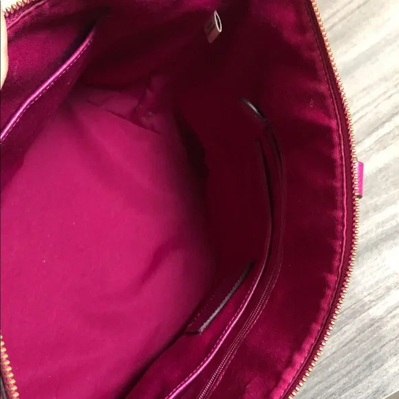Coach Pink Cranberry Leather Tote (BG1) - Picture 6 of 13
